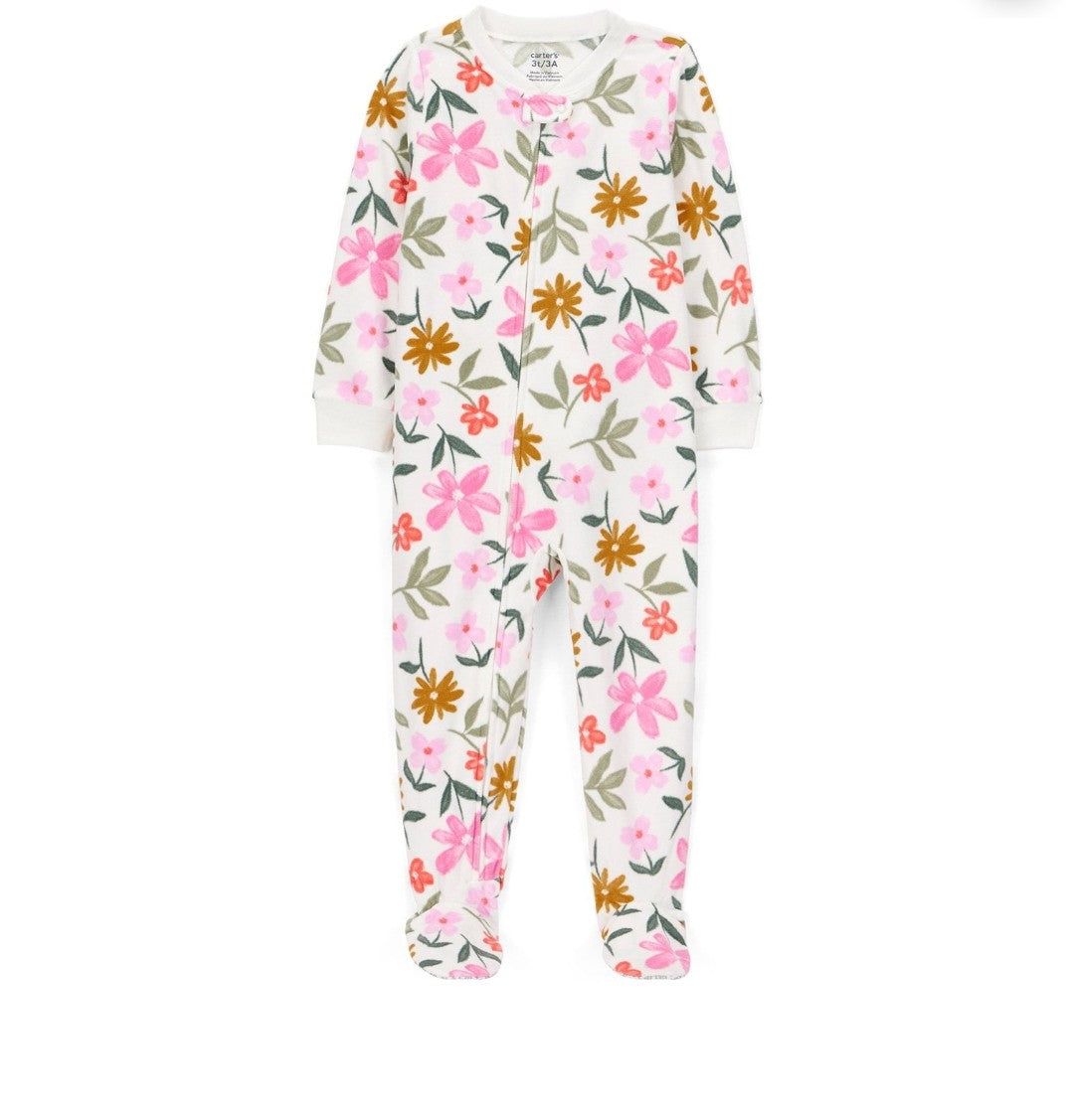 Carter's Infant & Toddler Girls Fleece Footie Pajama